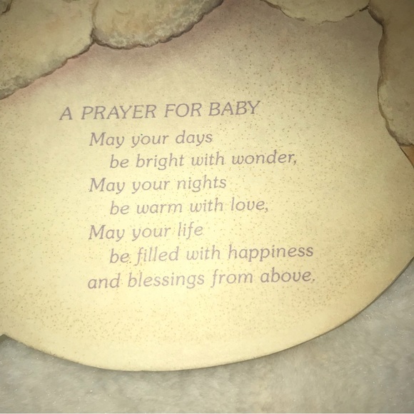 Vintage “A PRAYER FOR BABY” Hallmark Plaque DE8504 - Picture 8 of 9
